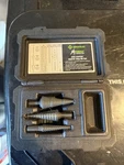 Greenlee- Xt Cobalt Step Bit Kit #1, #3, & #8 35884C. Fixed Price $110.00.