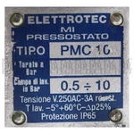 New Elettrotec Pressure Switch 250V Ac. Fixed Price $359.80.