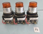 Allen Bradley 800T-QT24A Orange Amber Illuminated Push Button 800TQT24A. Fixed Price $32.00.