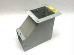 Hoffman F4490EIN Elbow Wireway Steel Gray W/ F44GPA. Fixed Price $94.99.