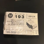 Allen Bradley 193-BSB12 Overload Relay 0.8-1.2 Amp New In Box. Fixed Price $19.00.