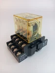 Idec RH4B-UL- AC120V Relay & SH4B-05 Din Rail Mount Socket Pole. Fixed Price $13.99.