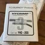 16- New Burndy YHD-200 YHD200 Hycrimp Compression Tap Lot Made In Usa. Fixed Price $19.99.