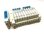 Smc SS5Y5-12SGAN-10U Ethernet Powerlnk Manifold Assembly, SY5A00-5U1-X350 Valves. Fixed Price $949.99.