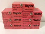 (7) New Taylor 6001BD14541A Solid State ODC5 I/o Modules/relays: 3A 5-60VDC Out. Fixed Price $35.00.