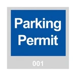 Brady 95199 Parking PERMITS,WINDSHIELD,BLUE,PK100 3TLY5. Fixed Price $561.26.
