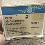 Johnson Controls Penn P20BB-1 Air Conditioning Limit 120/240V 16A-96A 3. Fixed Price $59.99.