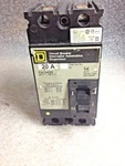 Square FAL24020 Molded Circuit Breaker. Fixed Price $132.59.