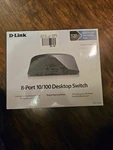 D-link DES-1008E 8-PORT External Switch New Sealed Box 10/100 Ports 200 Mbps. Fixed Price $19.99.