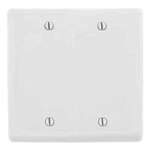 (qty 25) Hubbell NP23W 2-GANG Blank Wallplate Cover, White, W/ (4) Screws. Fixed Price $34.79.