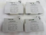 *nos* (lot Of 4) Siemens 3TX4001-2A Auxiliary Contact Blocks, N/c (410). Fixed Price $48.00.