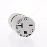 Bryant White Hospital Grade Straight Blade Connector Plug 20A 250V 6-20R 8469NC. Fixed Price $20.23.