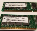 Micron MT16VDDT3264AG-265B1 256MB PC2100U-25330-01 266MHZ. Fixed Price $23.45.