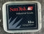 Industrial Grade Sandisk 32MB Compactflash Card SDCFB-32-201-80. Fixed Price $89.99.