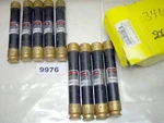 9 Cooper Bussmann Fuses LPS-RK-3-2/10SP. Fixed Price $131.80.