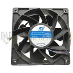 New Sj SG121238BS Antminer Cooling Fan 12V 2.7A. Fixed Price $35.40.