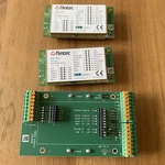 2 Pk Flintec Em 100 Load Cell Modules, Adapter 0081408. Fixed Price $450.00.