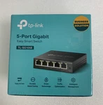 Tp-link TL-SG105E 5-PORT Gigabit Easy Smart Switch New. Fixed Price $21.99.