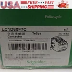 1PCS New Original Schneider LC1D80F7C Contactor Fast Delivery. Fixed Price $102.79.