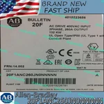 New Sealed Ab 20F1ANC260JN0NNNNN Powerflex Air Cooled 753 Ac Drive. Fixed Price $9655.00.