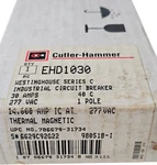 Eaton Cutler Hammer EHD1030 Amp Circuit Breaker 277V. Fixed Price $14.99.