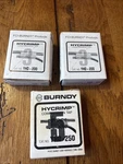 Burndy 2- YHD-200 #3 & YHD250 #5 Hycrimp Compression Tap Nos. Fixed Price $12.00.