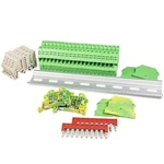 Ici Dinkle Rail Terminal Block Kit #2 Green 20 DK4N-GN 10 Awg Gauge 30A 6.... Fixed Price $60.50.