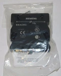 New Siemens Furnas 49ACRC Auxiliary Contact Kit 1NC In Factory Sealed Bag. Fixed Price $11.50.