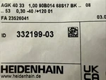 Heidenhain Output Cable Meter 332199-03 New Sealed Bag. Fixed Price $265.00.