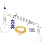 Deschem 500ML,24/40,GLASS Distillation Apparatus,new Lab Glassware Kit For Es.... Fixed Price $88.57.