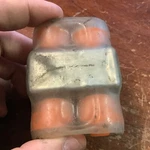 Thomas & Betts Csb 350-2 Aluminum Insulated Connector Block 10-350 Mcm. Fixed Price $10.00.