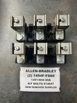 (2) New Allen Bradley 1494F-FS60 Fuse Block With 1401-N44 Clips. Fixed Price $110.50.