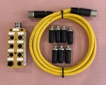 Turck Vb 80.5-P7X17-CS19 Multi Junction Box With Cable & Connectors. Fixed Price $175.00.