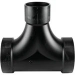 Charlotte Pipe 3 In. Hub X Two-way Abs Cleanout Tee 00448 0600HA. Fixed Price $16.63.