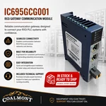 RX3I Genius Emerson Fanuc Gateway Module IC695GCG001 With Coalmont Support. Fixed Price $1999.00.