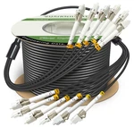 350FT 100M 6 Core OM3 Industrial Tpu Lc To Outdoor Armored Fiber Optic Cable. Fixed Price $256.50.