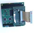 VGCD/AD16S V3/34/2015/0246 Circuit Board W/ Ribbon Cable, From PC104. Fixed Price $450.00.