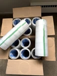 Industrial Adhesive Box-sealing Tape Rolls White Lot Bulk Packaging Supplies. Fixed Price $70.00.