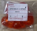Idec Corporation APN106LN-A-K Pilot Light Lens, Dome, 30MM, Amber, PK/5 (misc). Fixed Price $25.00.