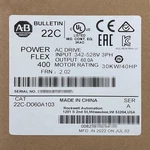 Allen Bradley Ab 22C-D060A103 /b Powerflex 400 Ac Drive 40HP Surplus Sealed. Fixed Price $2034.52.