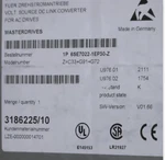 6SE7022-1EP50-Z New Siemens Vector Control Z=C33+G91+G72. Fixed Price $3544.82.