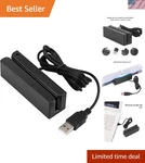 Usb Magnetic Credit Card Reader Swipe Machine For Pos Id Verification. Fixed Price $43.99.