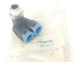 New Festo QSYL-3/8-12 Push-in Y-fitting 153180 QSYL3/812. Fixed Price $15.00.