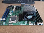 Intel S5500BC Server Motherboard W/ Cpu & Ram. Fixed Price $135.00.