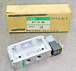 Ckd 4F110-08 Pilot Operated Solenoid Valve .15-1.0MPA 110V Ac 24V Dc. Fixed Price $38.39.