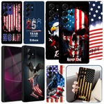 Personalized Star Stripe Banner Phone Case For Samsung S25 S26 A36 A15 Tpu Cover. Fixed Price $13.29.