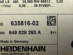 Heidenhain Ae Ls 486 Encoder Scanning Unit 310727-50 635816-02 New Box. Fixed Price $819.00.