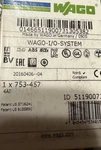 Wago -i/ O-system 753-457 New Usa Shipper Lot. Fixed Price $99.00.