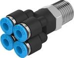 Festo Multiple Distributor Qsq 6 153208 Push In 1/8" Npt 5.2 Mm. Fixed Price $19.40.