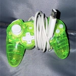 Green White Wired Usb Ergonomic Plastic Video Game Controller For Gaming. Fixed Price $5.99.